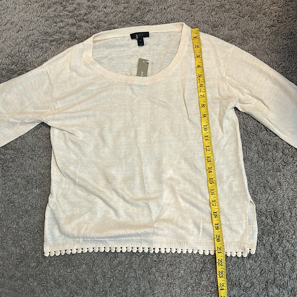 J crew linen top nwt‎